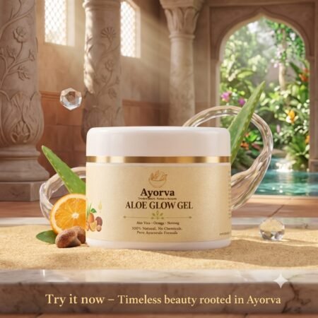 Ayorva Ayurvedic Aloe Glow Gel – Natural Radiance, Skin Repair & Daily UV Protection