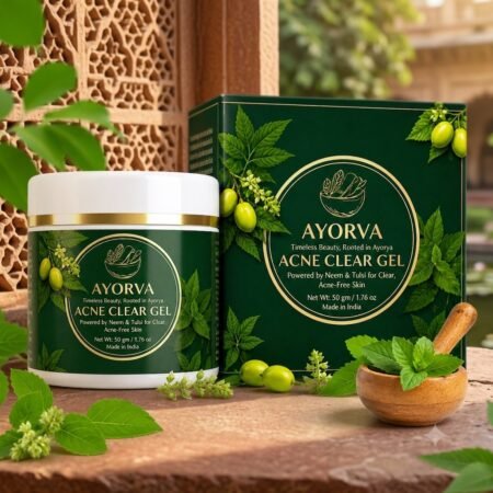 Ayorva Acne Clear Gel (Powered by Neem & Tulsi